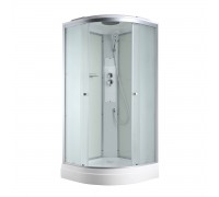 Душевая кабина AvaCan 80х80х215 см C2080 профиль хром/матовый, стекло матовое