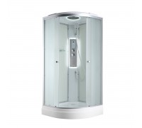 Душевая кабина AvaCan 90х90х215 см C2090LED профиль хром/матовый, стекло матовое