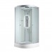 Душевая кабина AvaCan 90х90х215 см C2090LED профиль хром/матовый, стекло матовое