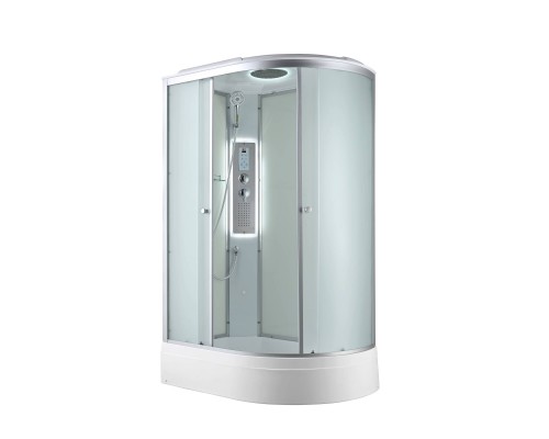 Душевая кабина AvaCan 120х80х215 см C3012LLED профиль хром/матовый, стекло матовое