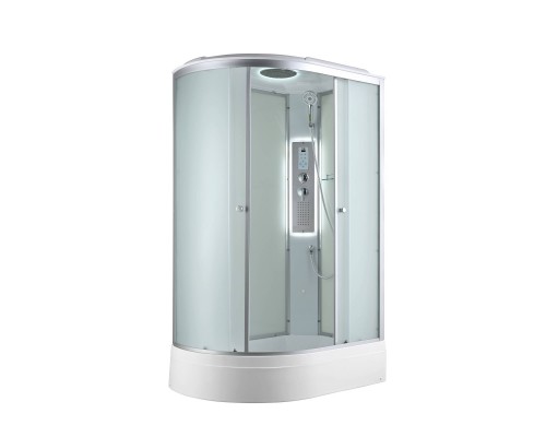Душевая кабина AvaCan 120х80х215 см C3012RLED профиль хром/матовый, стекло матовое