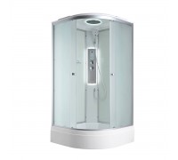 Душевая кабина AvaCan 90х90х215 см C3090LED профиль хром/матовый, стекло матовое