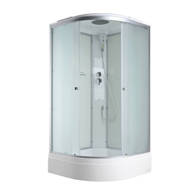 Душевая кабина AvaCan 90х90х215 см C3090 профиль хром/матовый, стекло матовое