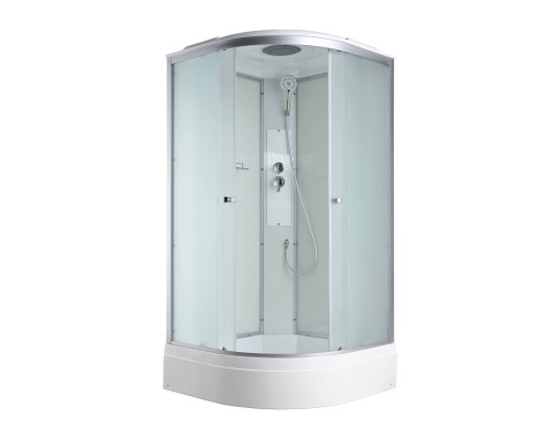 Душевая кабина AvaCan 90х90х215 см C3090 профиль хром/матовый, стекло матовое