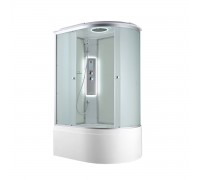 Душевая кабина AvaCan 120х80х215 см C5012LLED профиль хром/матовый, стекло матовое
