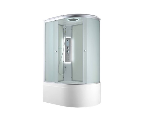 Душевая кабина AvaCan 120х80х215 см C5012LLED профиль хром/матовый, стекло матовое