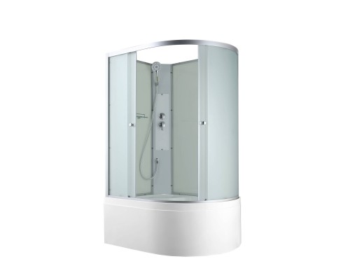 Душевая кабина AvaCan 120х80х203 см C5012LN без крыши, профиль хром/матовый, стекло матовое