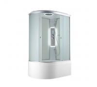 Душевая кабина AvaCan 120х80х215 см C5012RLED профиль хром/матовый, стекло матовое