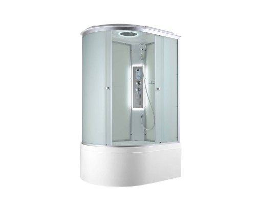 Душевая кабина AvaCan 120х80х215 см C5012RLED профиль хром/матовый, стекло матовое