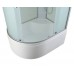 Душевая кабина AvaCan 120х80х203 см C5012RN без крыши, профиль хром/матовый, стекло матовое