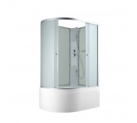 Душевая кабина AvaCan 120х80х203 см C5012RN без крыши, профиль хром/матовый, стекло матовое