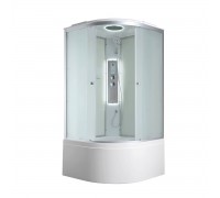 Душевая кабина AvaCan 90х90х215 см C5090LED профиль хром/матовый, стекло матовое