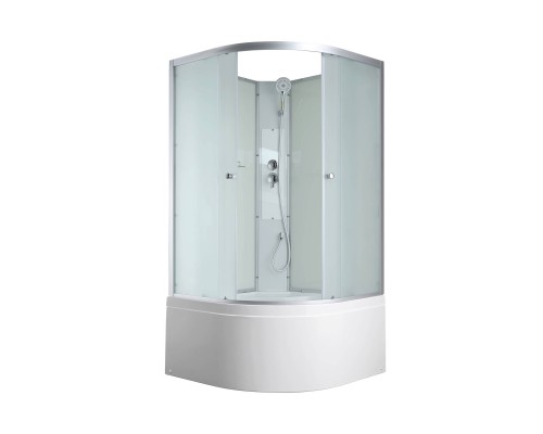 Душевая кабина AvaCan 90х90х203 см C5090N без крыши, профиль хром/матовый, стекло матовое