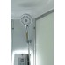 Душевая кабина AvaCan 90х90х215 см CK2090LED профиль хром/матовый, стекло матовое