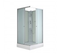 Душевая кабина AvaCan 90х90х203 см CK2090N без крыши, профиль хром/матовый, стекло матовое