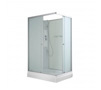 Душевая кабина AvaCan 100х80х203 см CK2810N без крыши, профиль хром/матовый, стекло матовое