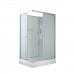 Душевая кабина AvaCan 100х80х203 см CK2810N без крыши, профиль хром/матовый, стекло матовое