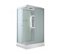 Душевая кабина AvaCan 120х90х215 см CK2912LED профиль хром/матовый, стекло матовое