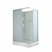 Душевая кабина AvaCan 120х90х203 см CK2912N без крыши, профиль хром/матовый, стекло матовое