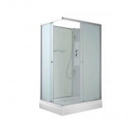 Душевая кабина AvaCan 120х90х203 см CK2912N без крыши, профиль хром/матовый, стекло матовое