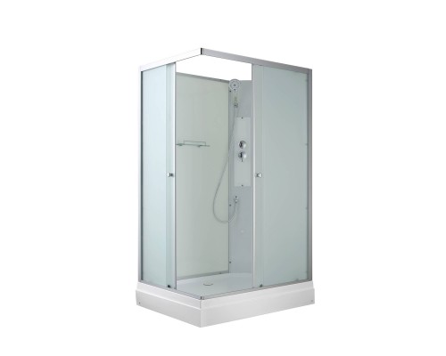 Душевая кабина AvaCan 120х90х203 см CK2912N без крыши, профиль хром/матовый, стекло матовое