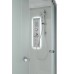 Душевая кабина AvaCan 120х80х215 см D2012LLED профиль хром/матовый, стекло матовое