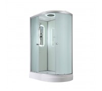 Душевая кабина AvaCan 120х80х215 см D2012LLED профиль хром/матовый, стекло матовое