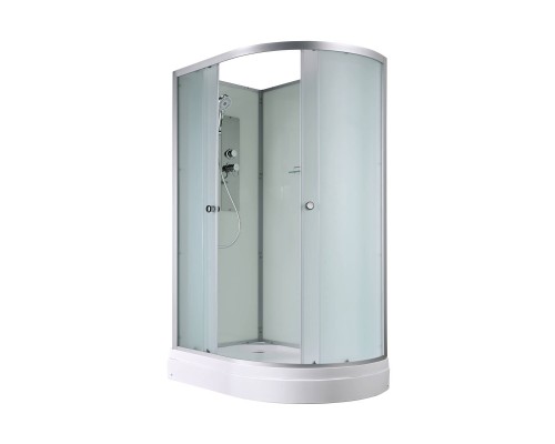 Душевая кабина AvaCan 120х80х208 см D2012LN без крыши, профиль хром/матовый, стекло матовое