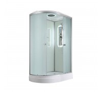 Душевая кабина AvaCan 120х80х215 см D2012RLED профиль хром/матовый, стекло матовое