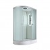 Душевая кабина AvaCan 120х80х215 см D2012RLED профиль хром/матовый, стекло матовое