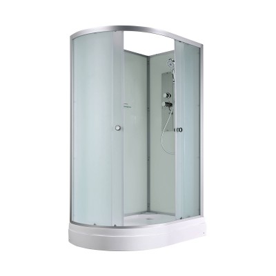 Душевая кабина AvaCan 120х80х208 см D2012RN без крыши, профиль хром/матовый, стекло матовое