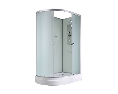 Душевая кабина AvaCan 120х80х208 см D2012RN без крыши, профиль хром/матовый, стекло матовое