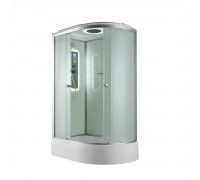 Душевая кабина AvaCan 120х80х215 см D3012LLED профиль хром/матовый, стекло матовое