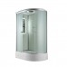 Душевая кабина AvaCan 120х80х215 см D3012LLED профиль хром/матовый, стекло матовое