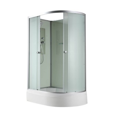Душевая кабина AvaCan 120х80х208 см D3012LN без крыши, профиль хром/матовый, стекло матовое