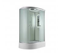 Душевая кабина AvaCan 120х80х215 см D3012RLED профиль хром/матовый, стекло матовое