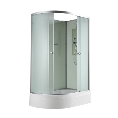 Душевая кабина AvaCan 120х80х208 см D3012RN без крыши, профиль хром/матовый, стекло матовое