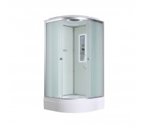 Душевая кабина AvaCan 90х90х215 см D3090LED профиль хром/матовый, стекло матовое