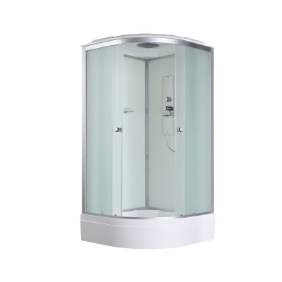 Душевая кабина AvaCan 90х90х215 см D3090 профиль хром/матовый, стекло матовое