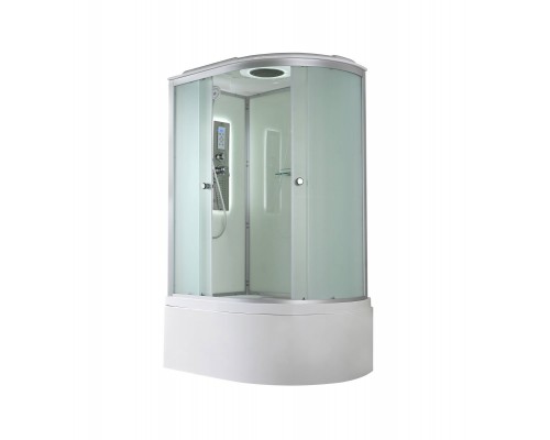 Душевая кабина AvaCan 120х80х215 см D5012LLED профиль хром/матовый, стекло матовое