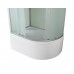 Душевая кабина AvaCan 120х80х208 см D5012LN без крыши, профиль хром/матовый, стекло матовое