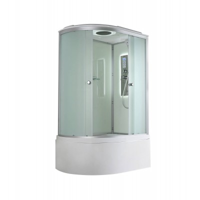 Душевая кабина AvaCan 120х80х215 см D5012RLED профиль хром/матовый, стекло матовое