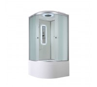 Душевая кабина AvaCan 90х90х215 см D5090LED профиль хром/матовый, стекло матовое