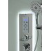 Душевая кабина AvaCan 90х90х215 см D5090LED профиль хром/матовый, стекло матовое