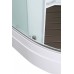 Душевая кабина AvaCan 80х80х220 см EM2080LED профиль хром, стекло матовое