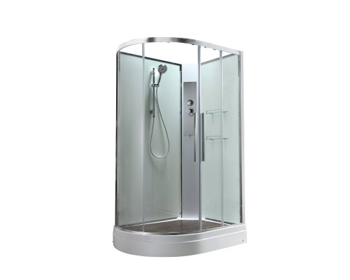 Душевая кабина AvaCan 110х80х208 см EM2811RNT без крыши, профиль хром, стекло прозрачное