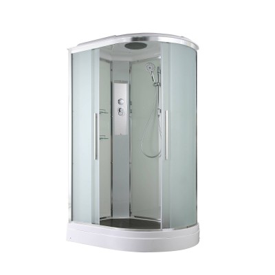 Душевая кабина AvaCan 120х80х220 см EM2812L профиль хром, стекло матовое