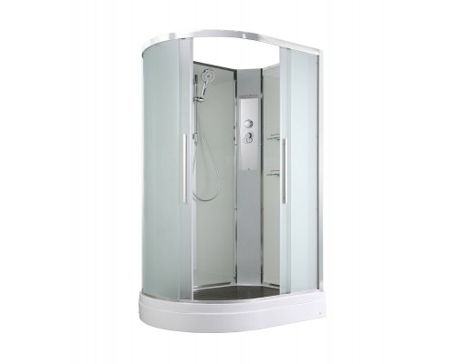 Душевая кабина AvaCan 120х90х208 см EM2912RN без крыши, профиль хром, стекло матовое