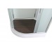 Душевая кабина AvaCan 120х90х208 см EM2912RN без крыши, профиль хром, стекло матовое
