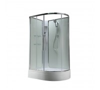 Душевая кабина AvaCan 120х90х208 см EM3912LNT без крыши, профиль хром, стекло прозрачное
